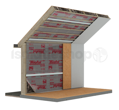 Miofol 125 S Dampremmende folie 1.5x50m1 (=75 m²)