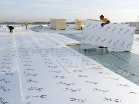 PIR 2-zijdig Aluminium 1200x600x81mm Rd:3.65 6pl/pak (=4,32 m²)