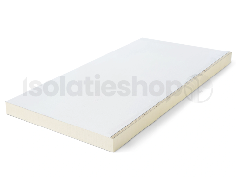 PIR + Agnes wandplaat wit stuc 2600x600x70+12mm T&G Rd:3,18 (=1,56 m²)