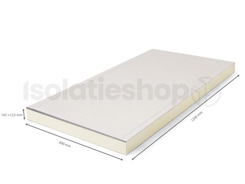 PIR + Gips AK 1200x600x140+12,5mm Rd:6.36 (=0,72 m²)