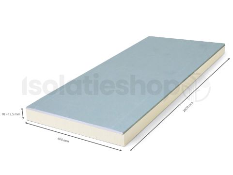 PIR + Gips WR AK 2600x600x70+12,5mm Rd:3.18 (=1,56 m²)