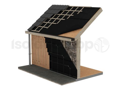 Polytex Fassade ECO damp-open UV folie 1.50x25m1 (=37,5 m²)