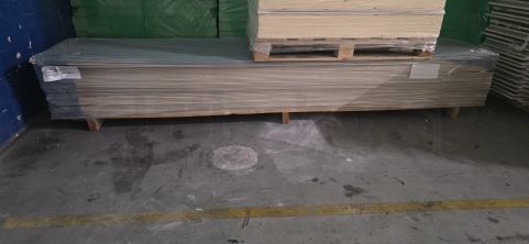 Schadepartij 1066: Gipsplaten RK 3000x600mm (ca. 70m²)