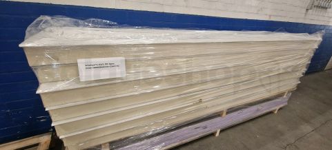 Schadepartij 161/5: PIR+Agnes linnen 2600x600x81mm+12mm (7x)