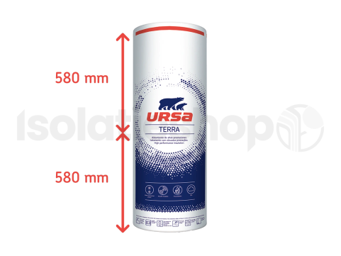 Ursa Frametec 32 glaswol 3000x580x180mm Rd:5,60 (=1,74 m²)