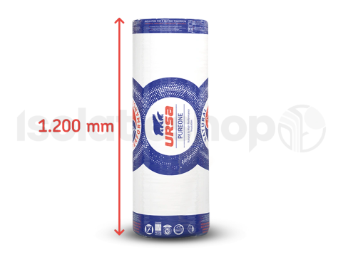 Ursa Puretec 31 glaswol 3200x1200x120mm Rd:3,85 (=3,84 m²)