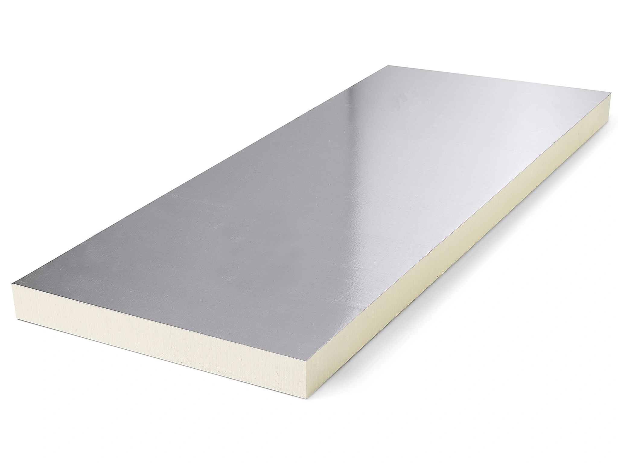 PIR 2-zijdig Aluminium 2400x1200x70mm Rd:3.15 5pl/pak (=14,40 m²)