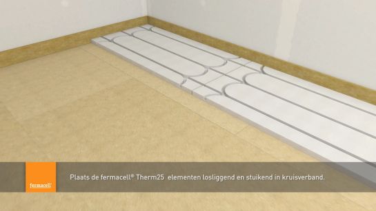 Stap 5 | Plaatsing van de vloerverwarmingselementen